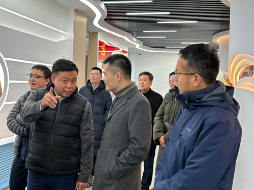 天津經(jīng)濟(jì)技術(shù)開發(fā)區(qū)黨委書記、管委會主任洪世聰一行赴東綸天津公司安全檢查和慰問